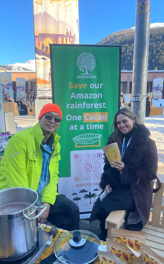 Agroverse cacao farmers working together